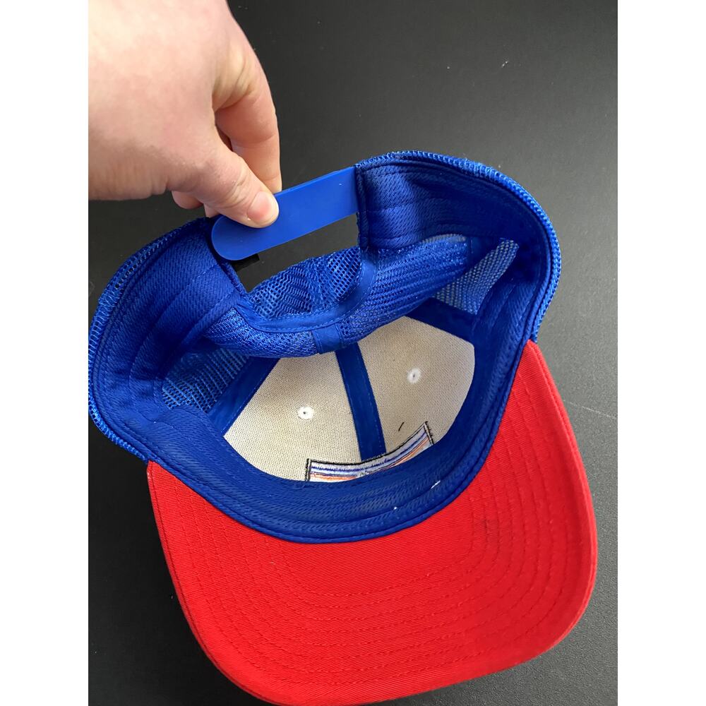 Patagonia White Blue Red Logo Baseball Cap – Adjustable Trucker Hat Outdoor Gear - Picture 6 of 7